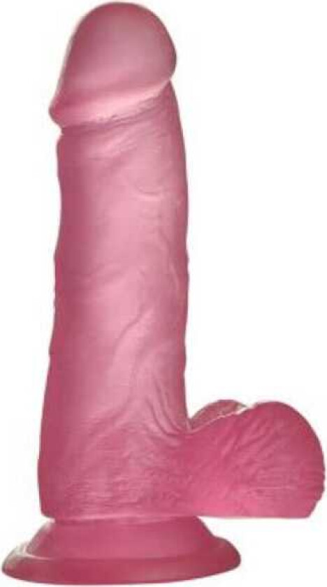 Jelly Studs Crystal Dildo Pink 15,5cm Dildo