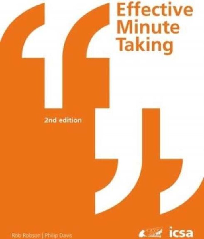 Effective Minute Taking 2nd Edition av Rob Robson, Philip Davis