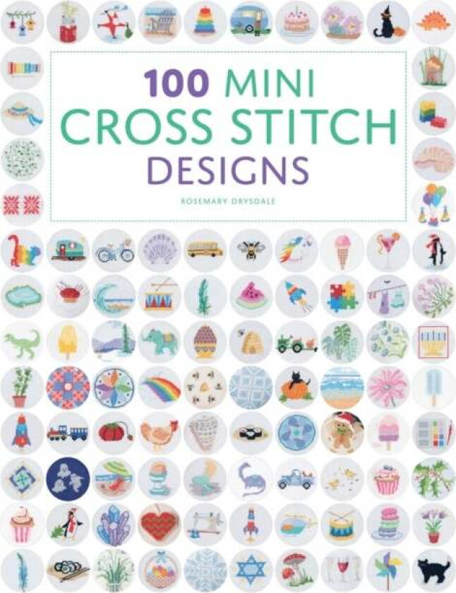 100 Mini Cross Stitch Designs av Rosemary Drysdale