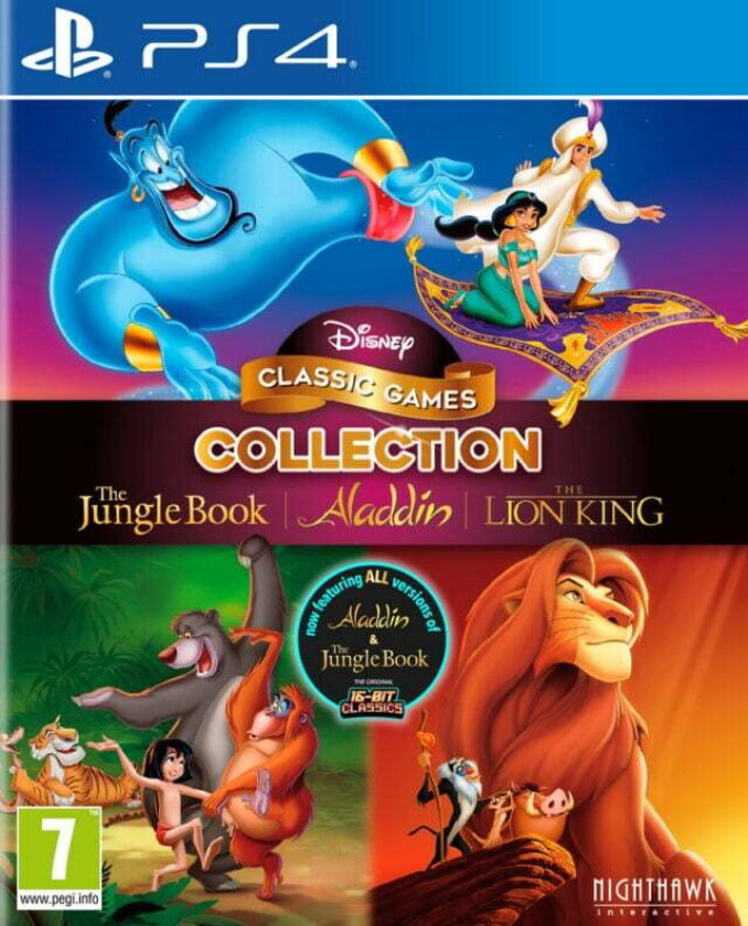 Disney Classic Games Collection: Aladdin The Lion King and The Jungle Book - Sony PlayStation 4 - Platformer