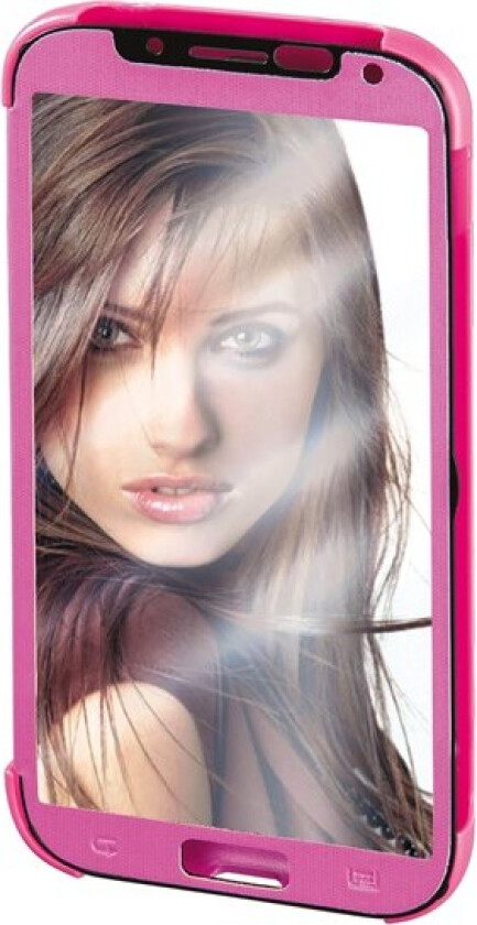 "Mirror" Booklet Case for Samsung Galaxy S5 (Neo) pink/silver