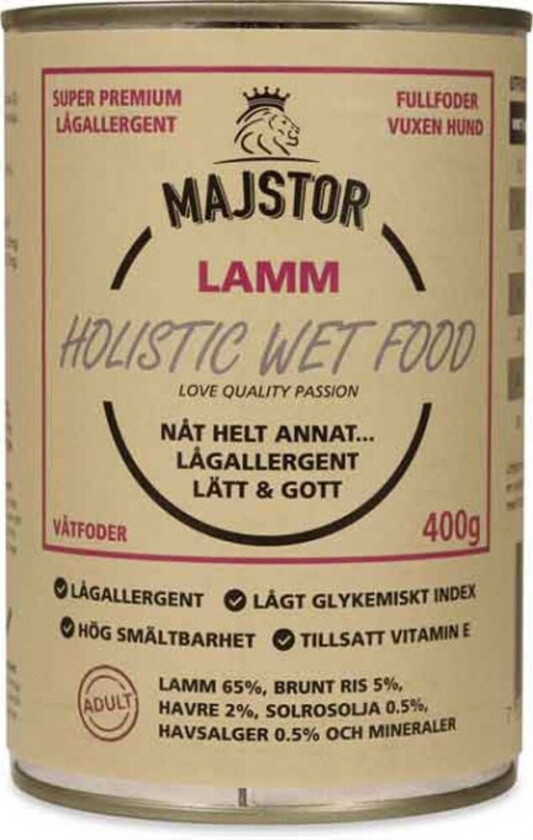 Majstor Holistic lam våtfôr