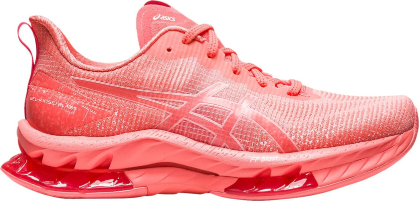 Asics Kinsei Blast LE 2, løpesko, dame PAPAYA/WHITE