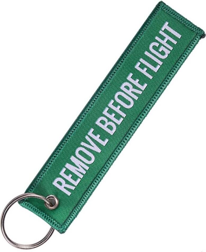 Keychain Fjern før Flight Pilot Bomber Jacket Green