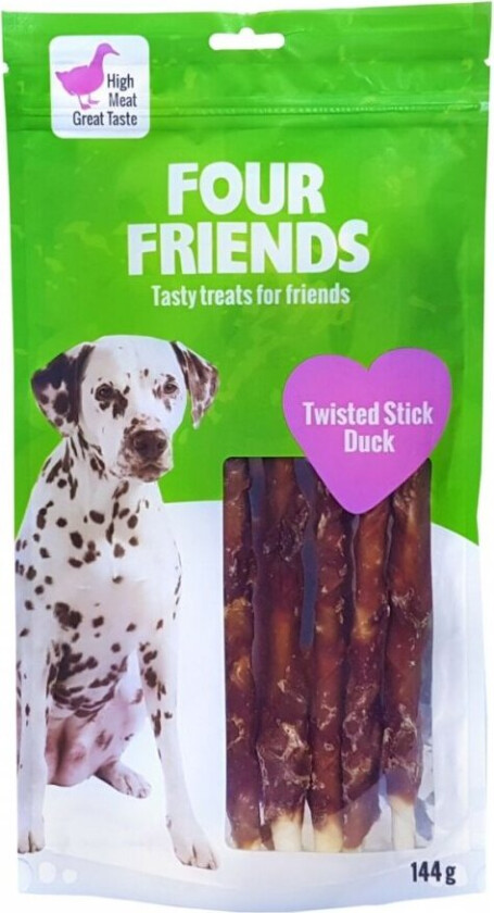 FourFriends Twisted Stick Duck 25 cm (5-pack)