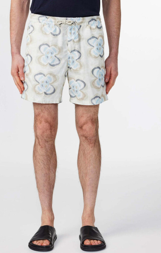 GREGOR DRAWSTRING SHORTS Mønster, XXL