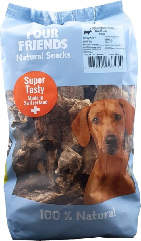 FourFriends Dog Natural Snack Beef Lung (800 g)