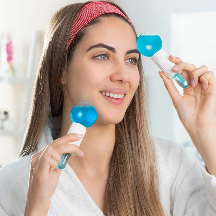 Kald-effekt Facial Glass Glober Friballs InnovaGoods 2 enheter