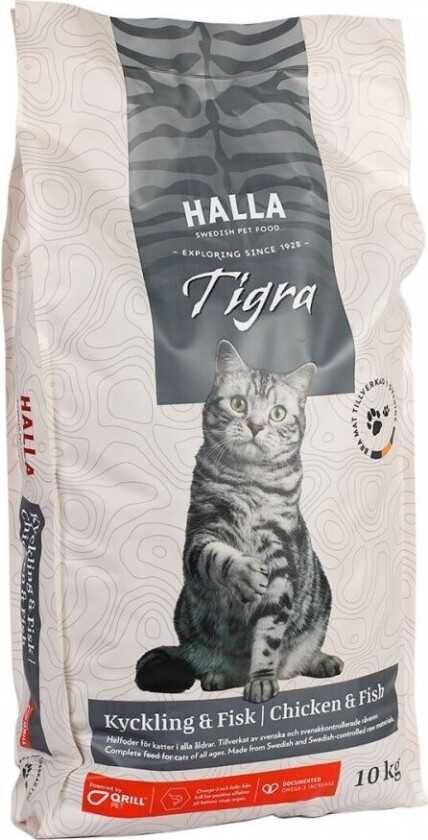Halla Foder Tigra Fugl & Fisk 10 kg