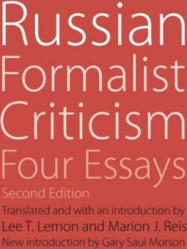 Russian Formalist Criticism