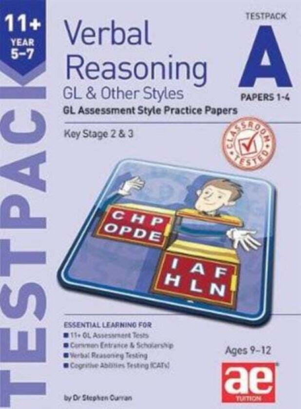 11+ Verbal Reasoning Year 5-7 GL & Other Styles Testpack A Papers 1-4 av Dr Stephen C Curran