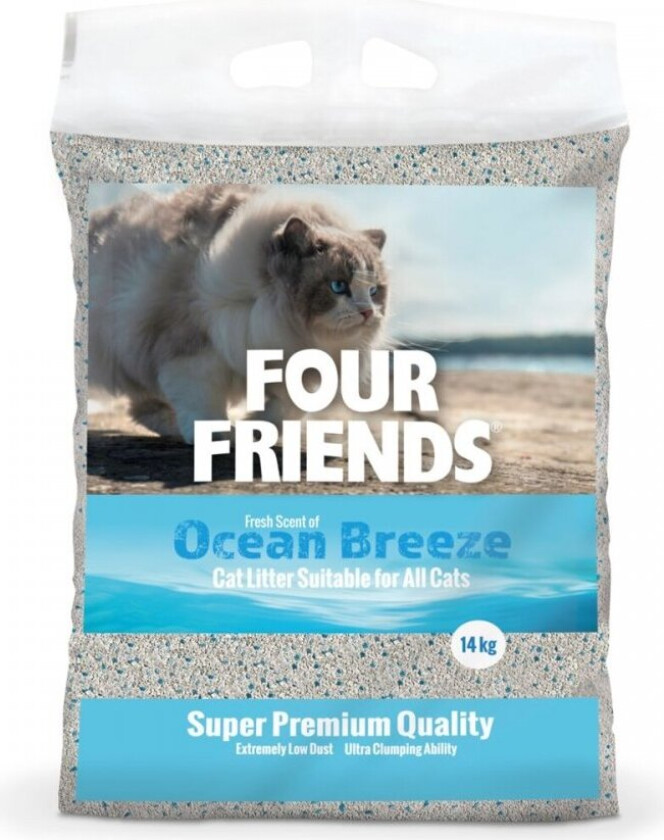 FourFriends Ocean Breeze Kattesand 14 kg
