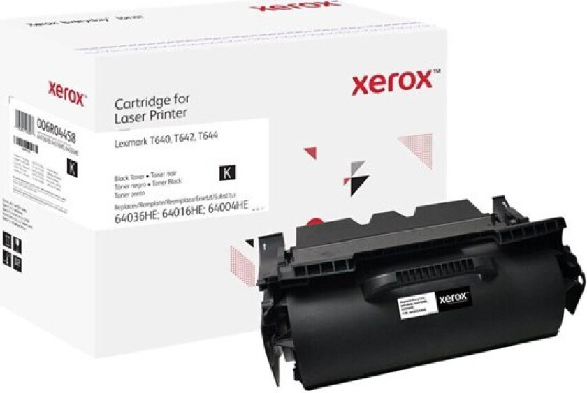 Everyday Lexmark Toner Svart 64036he/64016he/64004he Høy Kapasitet