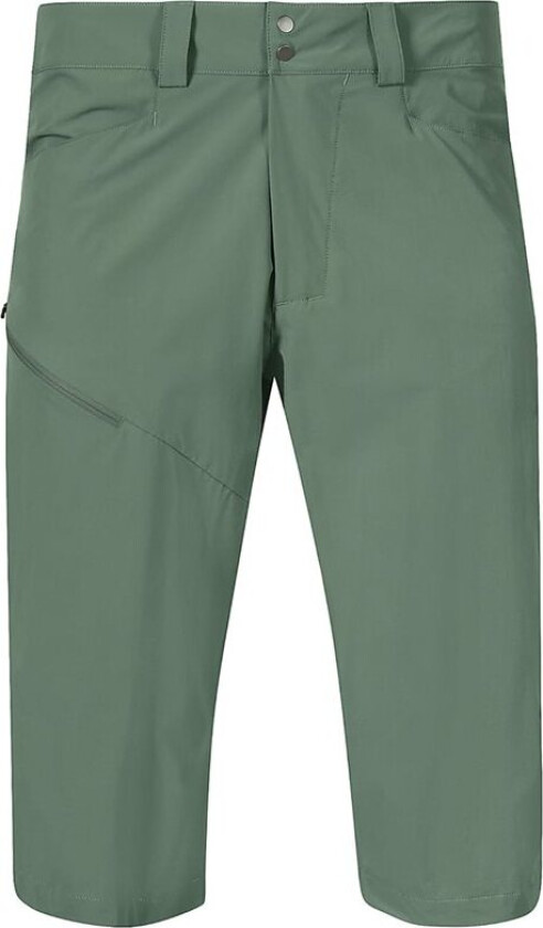 Vandre Light Softshell Long Shorts Men Dark Jade Green