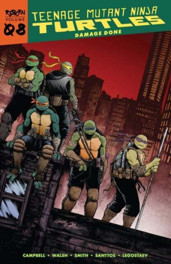Teenage Mutant Ninja Turtles: Reborn, Vol. 8 - Damage Done av Sophie Campbell, Michael Walsh