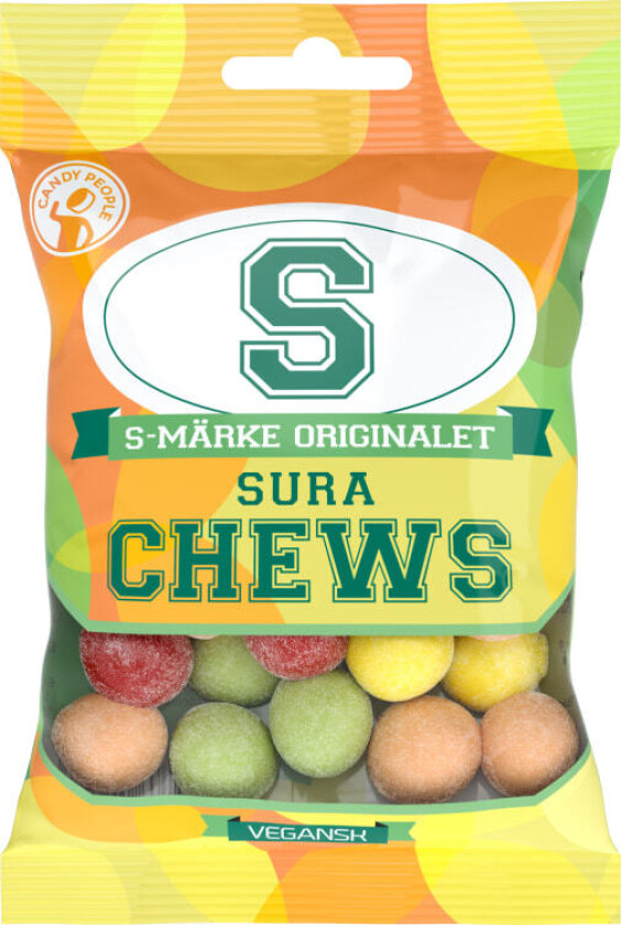 Candy People S-merke Sure Chews 70g
