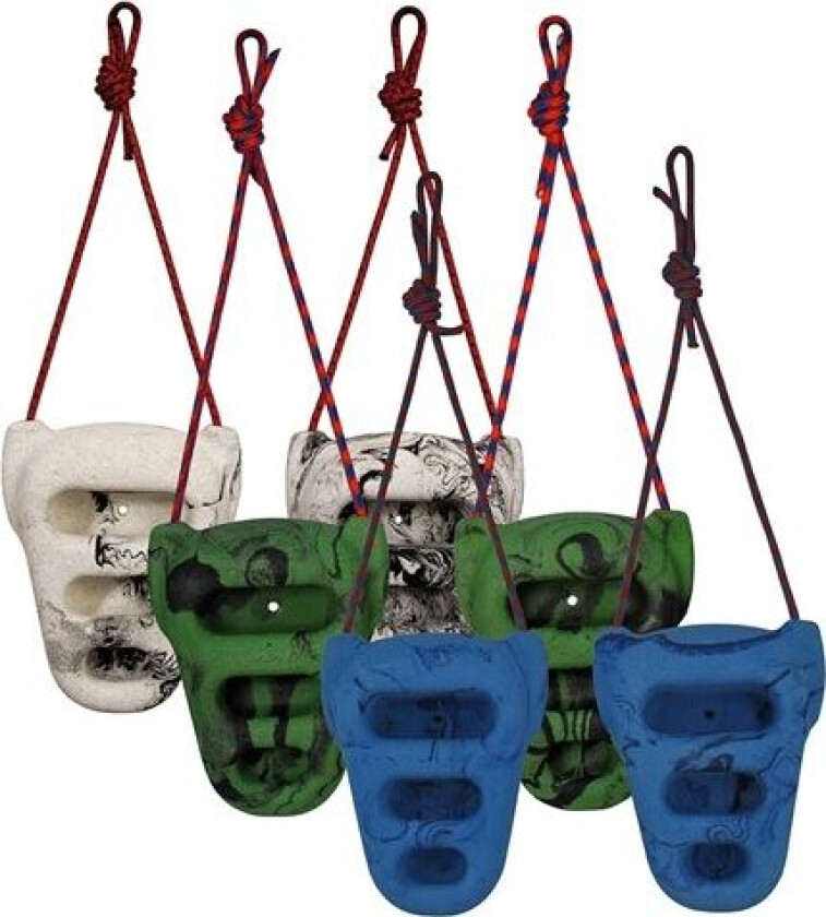 Rock Rings 3D blue/white