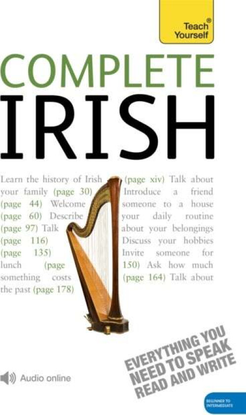 Complete Irish Beginner to Intermediate Book and Audio Course av Diarmuid O Se, Joseph Sheil