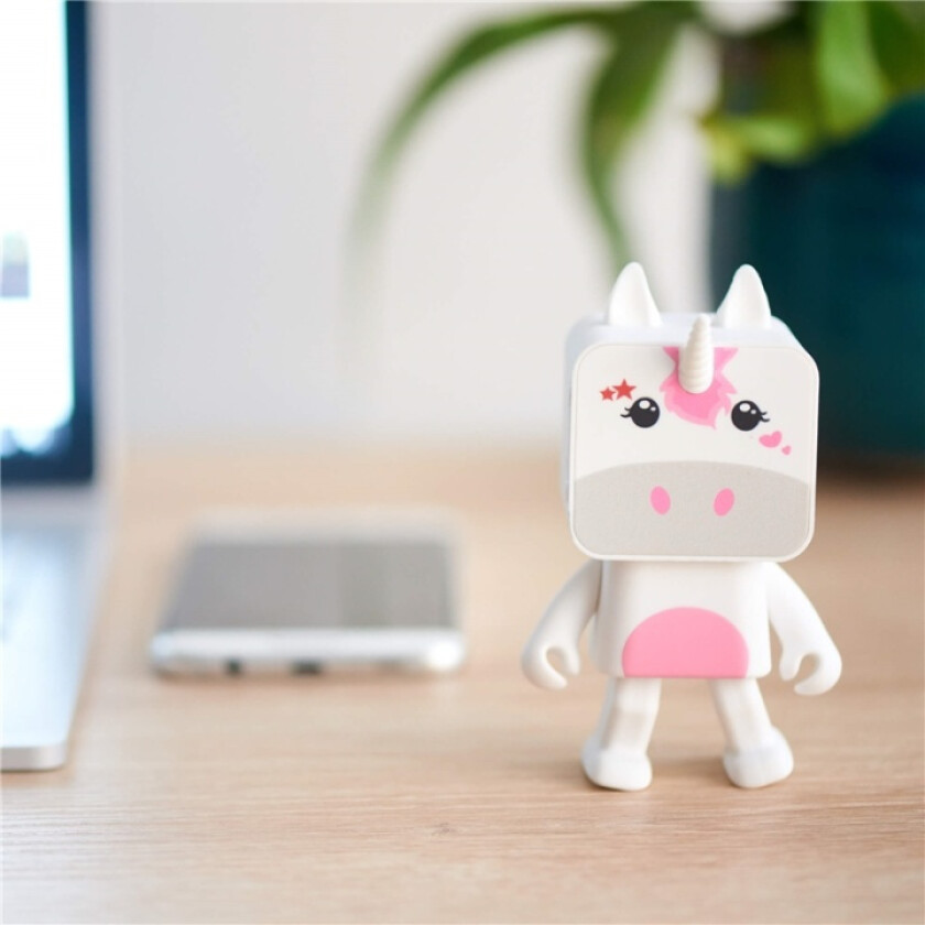 - Dancing Animal Bluetooth Høyttaler - Unicorn