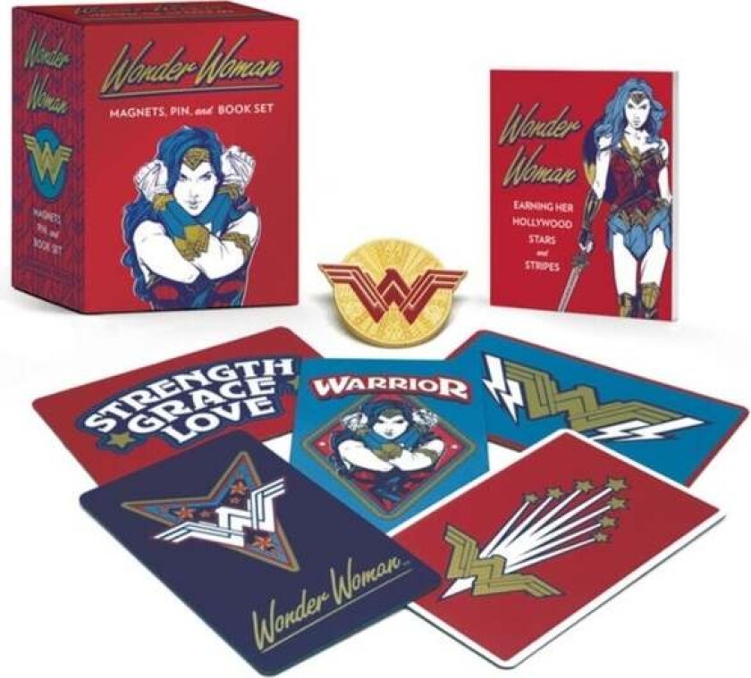 Wonder Woman: Magnets, Pin, and Book Set av Matthew K. Manning