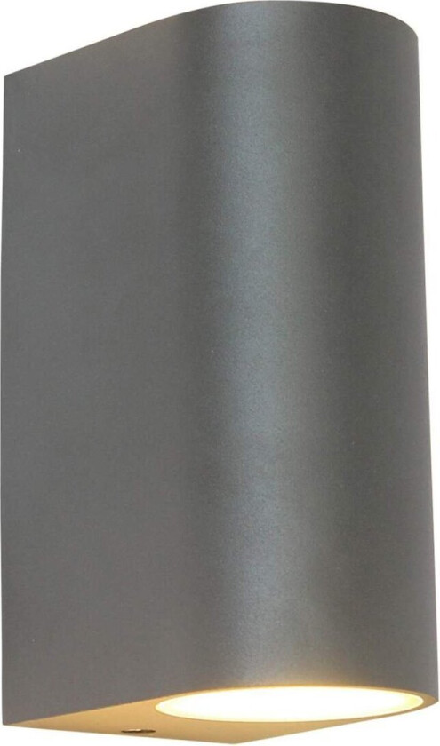 Mats II Väggarmatur 2xGU10-sockel IP44 Antracit