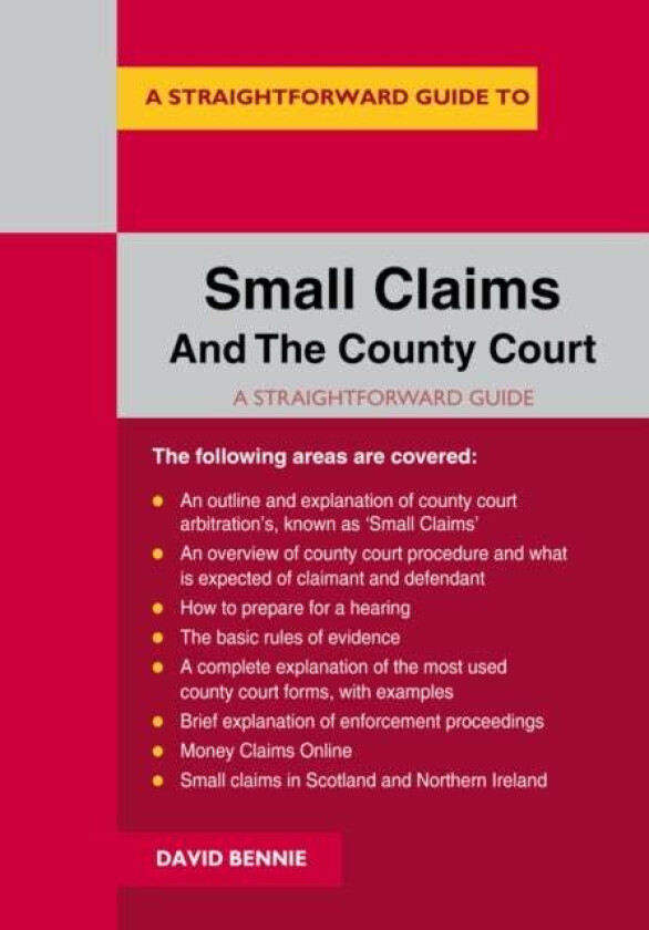 A Straightforward Guide To Small Claims And The County Court av David Bennie