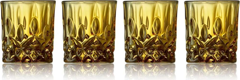 Sorrento shotglass 4 cl 4-pack Amber