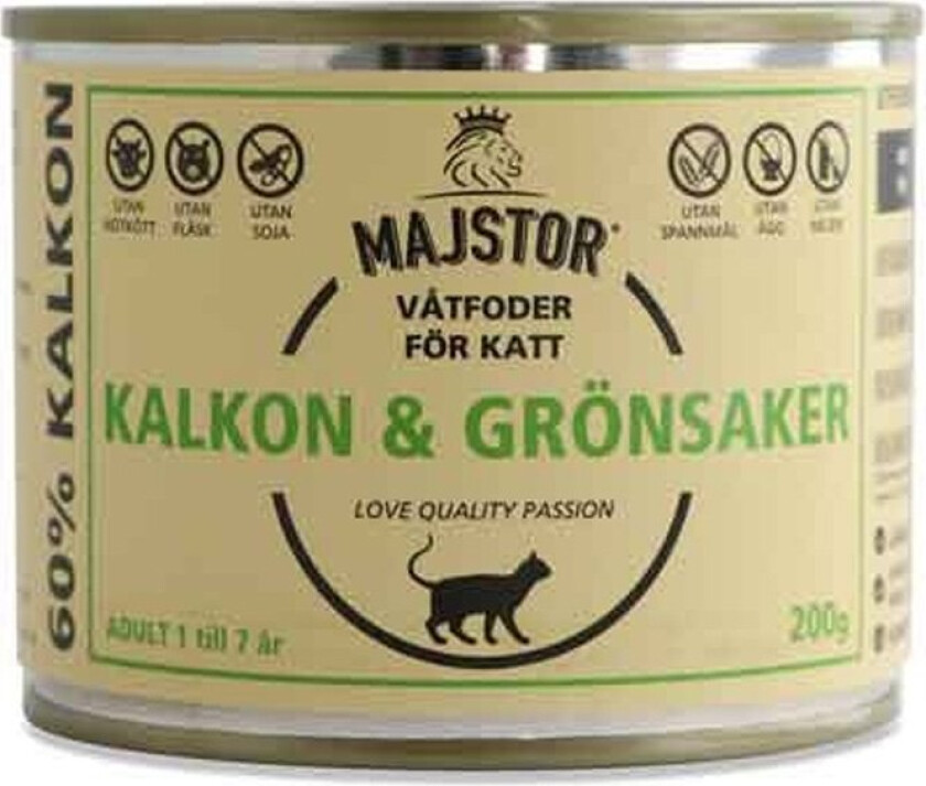 Majstor Katt Wet kalkun & grønnsaker