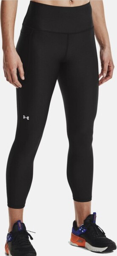Women's HeatGear® Armour Hi-Rise Ankle Leggings XS, Black/White