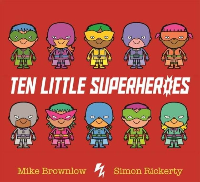 Ten Little Superheroes av Mike Brownlow