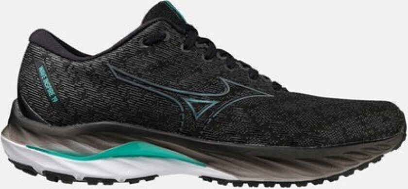 Wave Inspire 19, løpesko, herre Blk/Metalgray/Green