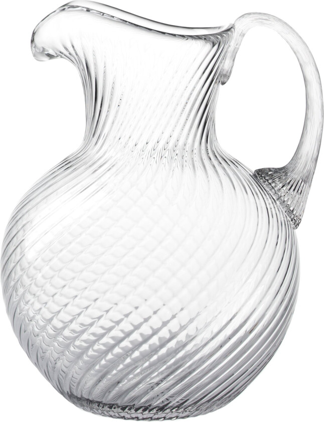 Paris Karaffel twisted 2 liter, narrow pattern clear