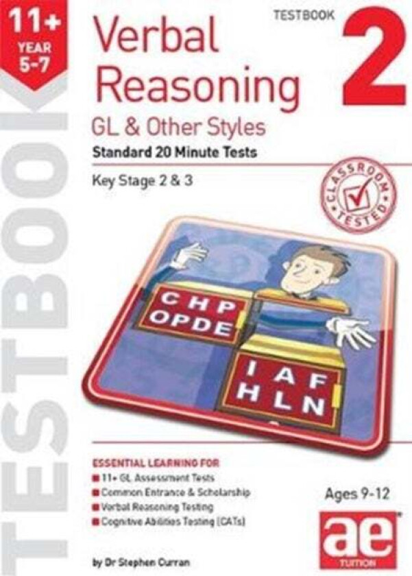 11+ Verbal Reasoning Year 5-7 GL & Other Styles Testbook 2 av Stephen C. Curran, Warren J. Vokes
