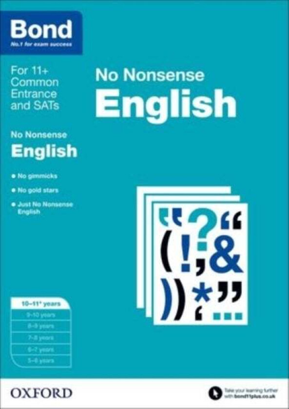 Bond: English: No Nonsense av Frances Orchard, Helen Hadley, Bond 11+