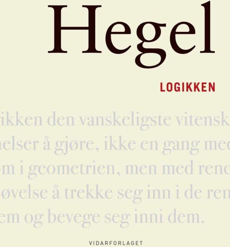 Logikken av Georg Wilhelm Friedrich Hegel