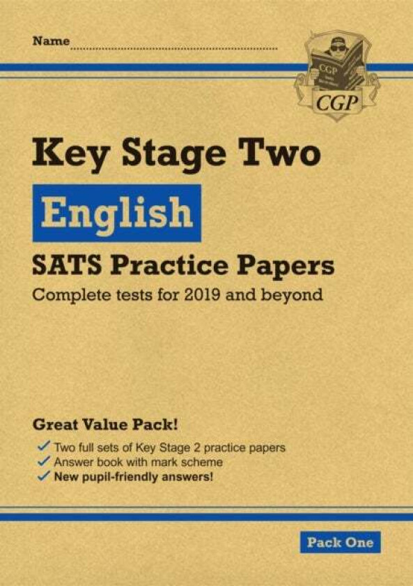 KS2 English SATS Practice Papers: Pack 2 - for the 2024 tests (with free Online Extras) av CGP Books