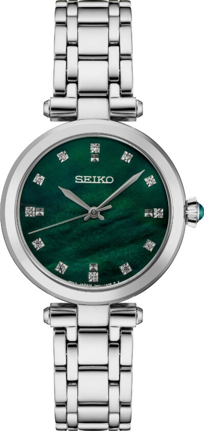 12 Diamonds Classic SRZ535P1 - Kvarts - Sølv - Dameklokker - Rustfritt stål - ledd m/pin - Safir