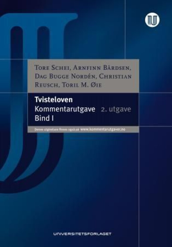 Tvisteloven av Arnfinn Bårdsen, Dag Bugge Nordén, Christian H.P. Reusch, Tore Schei, Toril M. Øie