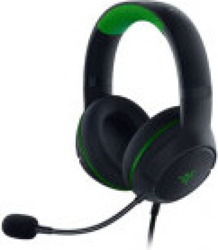 Kaira X Gaming Headset For Xbox Hodesett 3,5 Mm Jakk Stereo Grønn, Svart