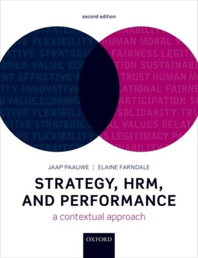Strategy, HRM, and Performance av Jaap (Full Professor in Organisation and HRM Full Professor in Organisation and HRM Department of Human Resource Stu