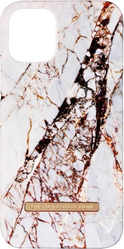 Mobile Cover Soft White Rhino Marble iPhone 12 5.4"