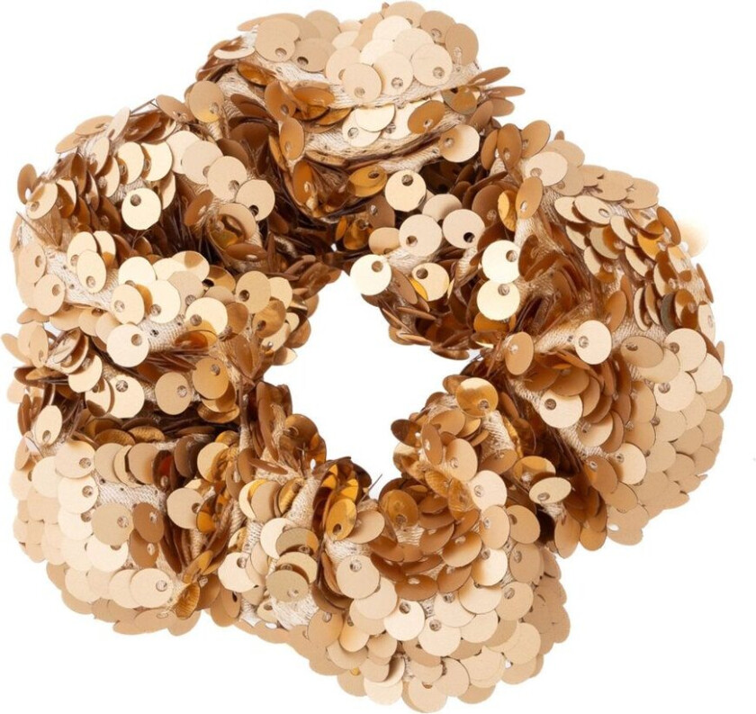 DARK Sequin Scrunchie Gold