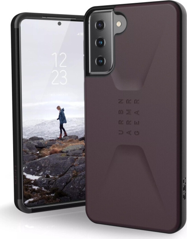 Samsung Galaxy S21+ (Plus) CIVILIAN Series Deksel - Eggplant / Rød