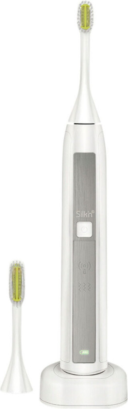 Silk''n ToothWave, Voksen, Vibrerende tannbørste, Hvit, 48000 bevegelser per minutt, 2 min, Hvit