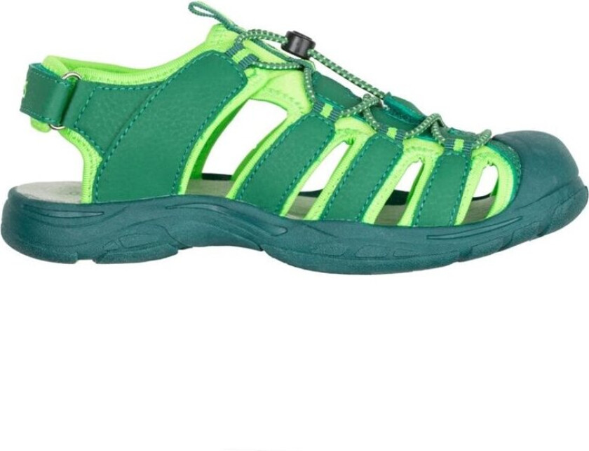 Kvalvika Sandals Kids Dark Green/Light Green