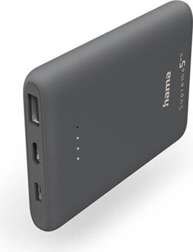 Supreme 5HD Nødlader - Svart - 5000 mAh