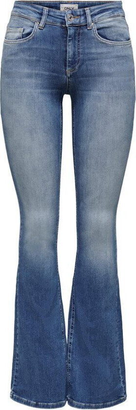 Blush Mid Flared Denimblå XL/30