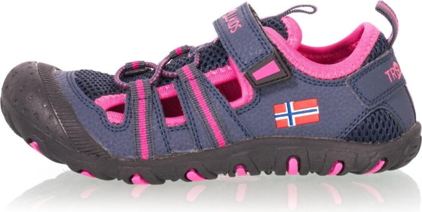 Sandefjord Sandals Kids Navy/Magenta