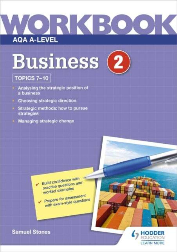AQA A-Level Business Workbook 2 av Samuel Stones