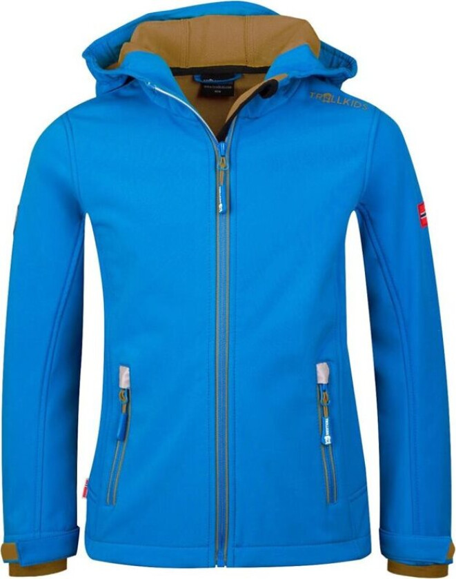 Trollfjord Jacket Kids Azure Blue/Bronze